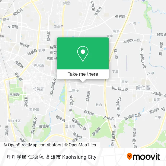丹丹漢堡 仁德店 map