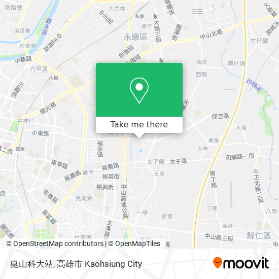 崑山科大站地圖
