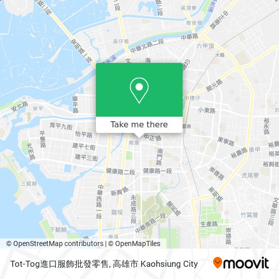 Tot-Tog進口服飾批發零售地圖