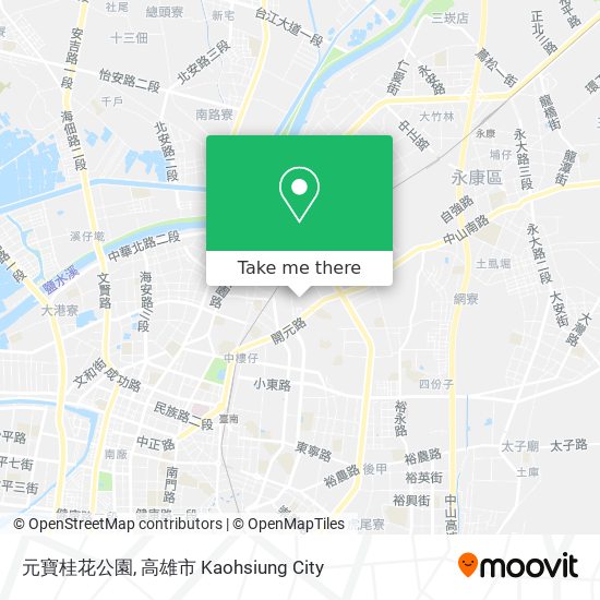 元寶桂花公園地圖