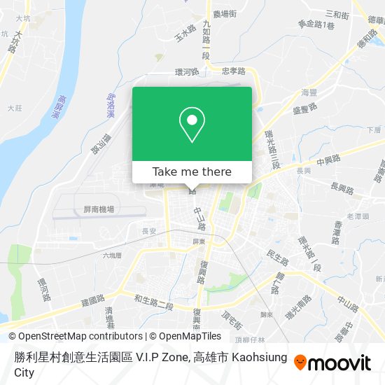 勝利星村創意生活園區 V.I.P Zone地圖