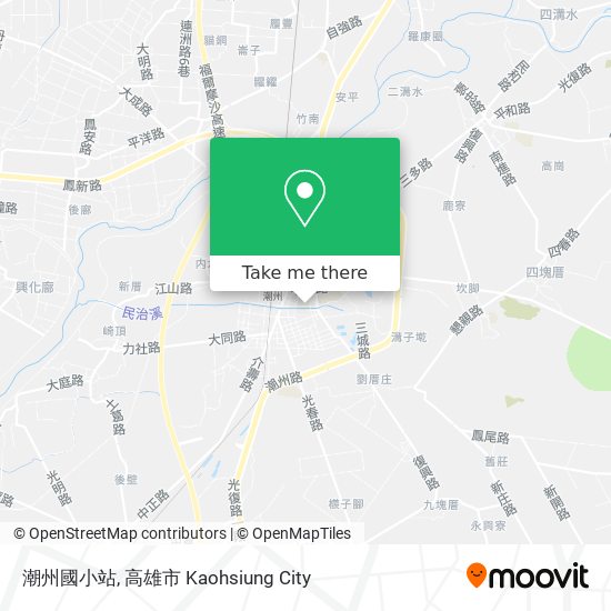 潮州國小站 map