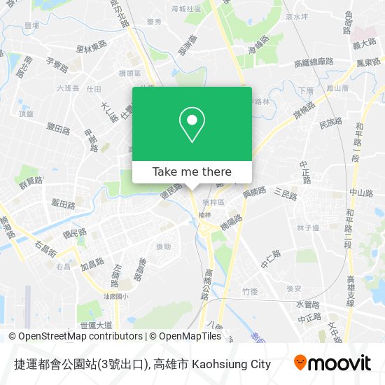 捷運都會公園站(3號出口) map