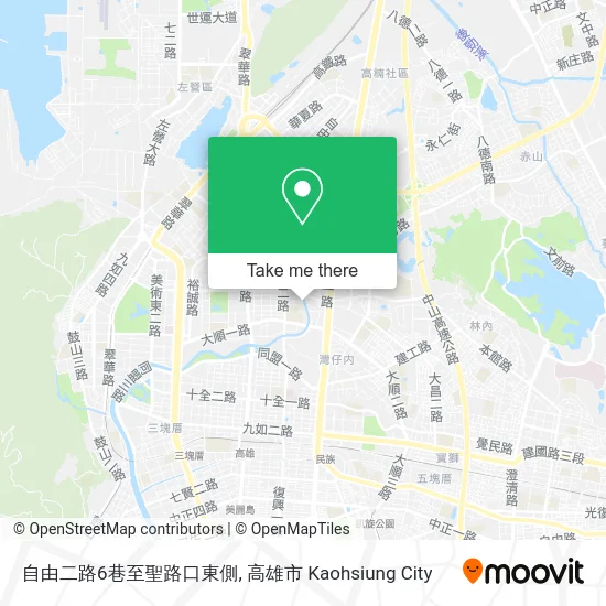 自由二路6巷至聖路口東側 map