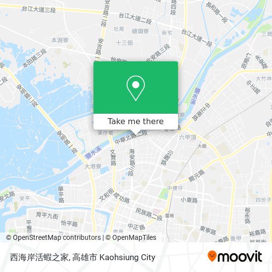 西海岸活蝦之家地圖