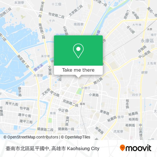 臺南市北區延平國中 map