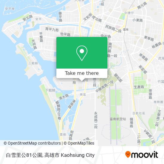 白雪里公81公園 map