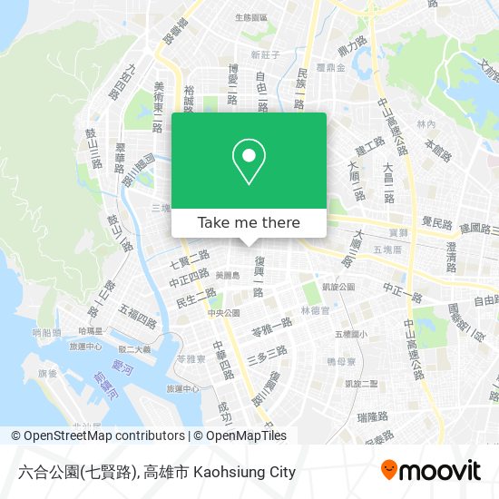 六合公園(七賢路)地圖