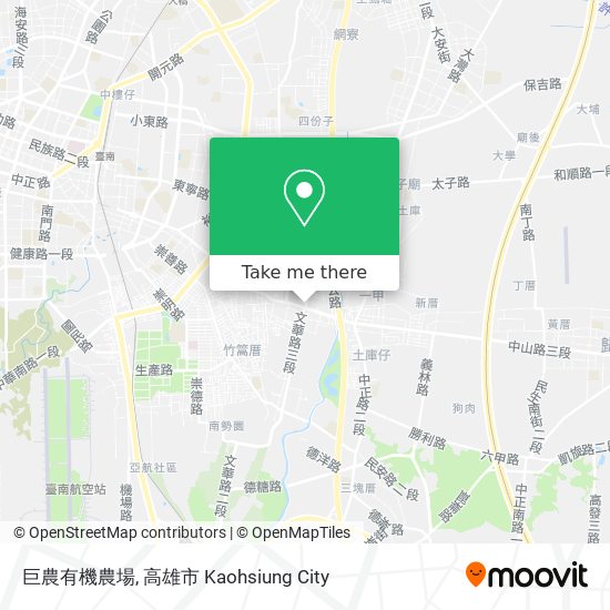 巨農有機農場 map