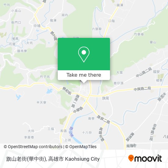 旗山老街(華中街) map