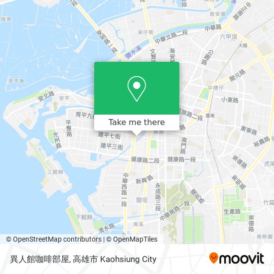 異人館咖啡部屋地圖