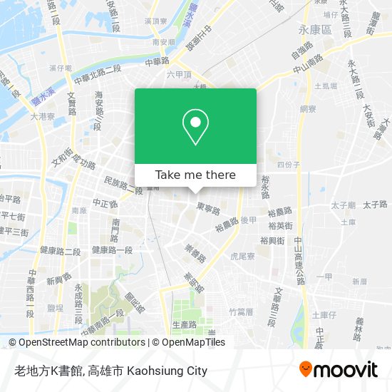 老地方K書館 map