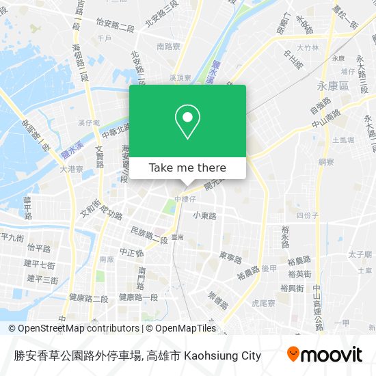 勝安香草公園路外停車場 map