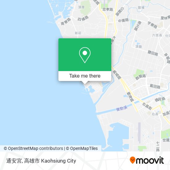 通安宮地圖