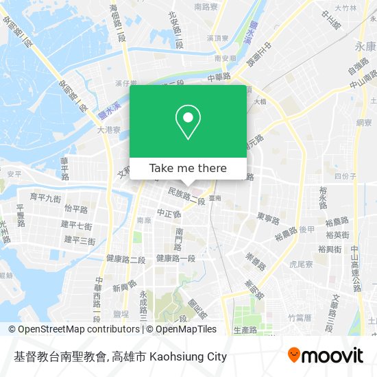 基督教台南聖教會 map