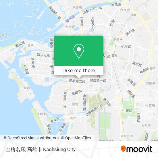 金格名床 map