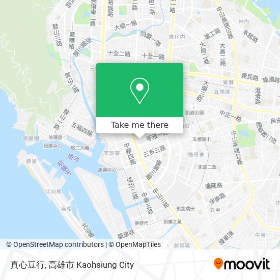 真心豆行地圖