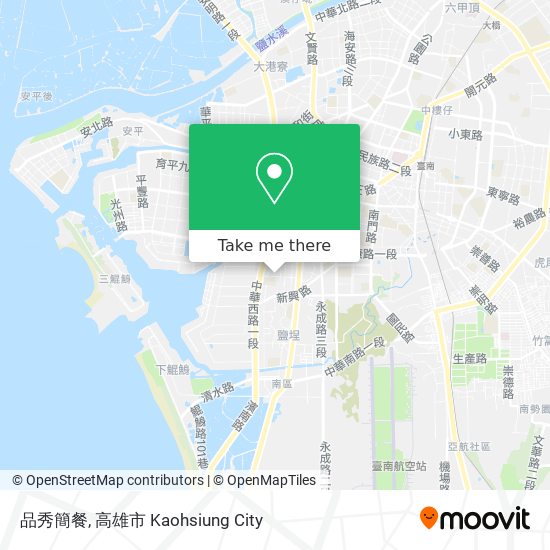 品秀簡餐 map