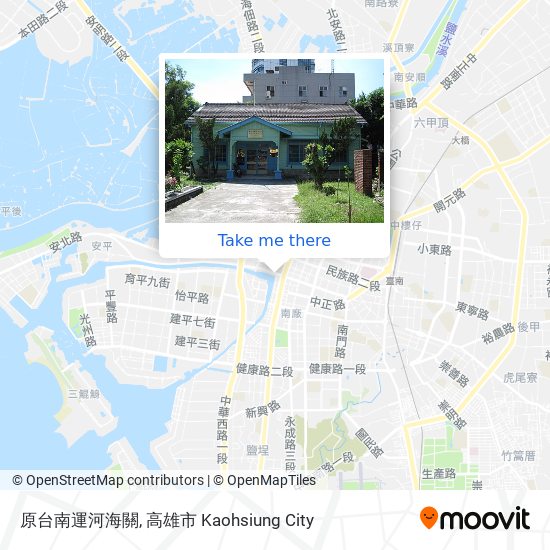 原台南運河海關 map