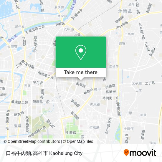 口福牛肉麵地圖