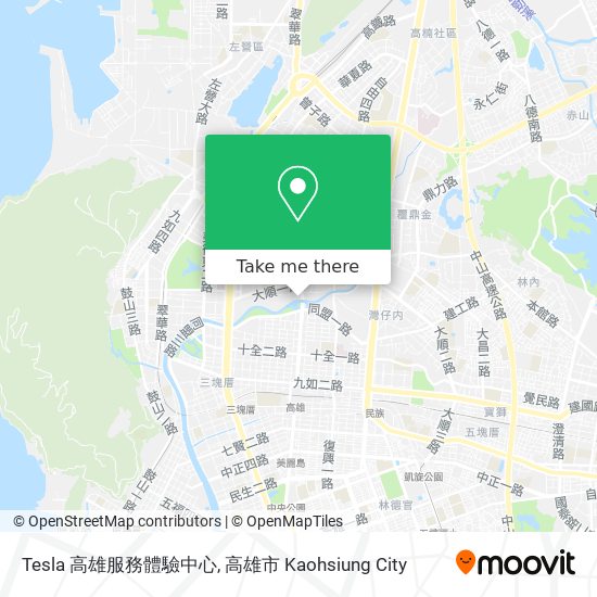 Tesla 高雄服務體驗中心 map