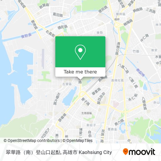 翠華路（南）登山口起點 map