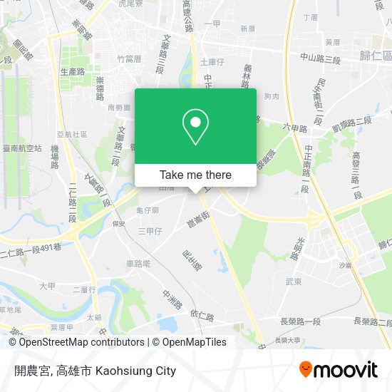 開農宮 map
