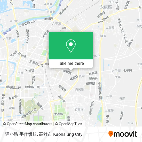 狸小路 手作烘焙 map