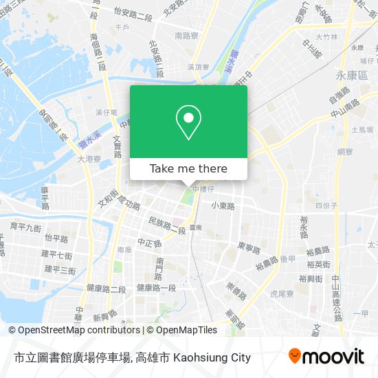 市立圖書館廣場停車場地圖