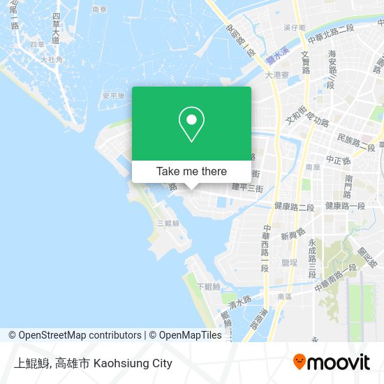 上鯤鯓 map