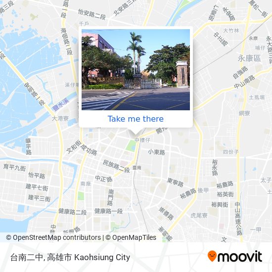 台南二中地圖