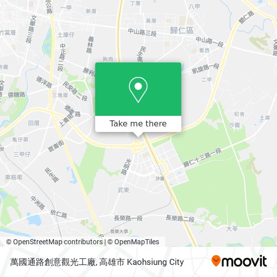 萬國通路創意觀光工廠地圖