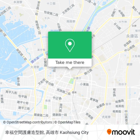 幸福空間護膚造型館地圖