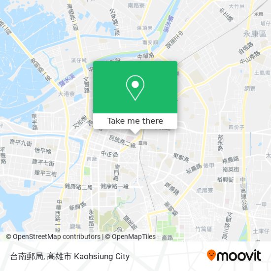 台南郵局 map