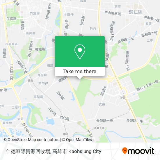 仁德區隊資源回收場 map