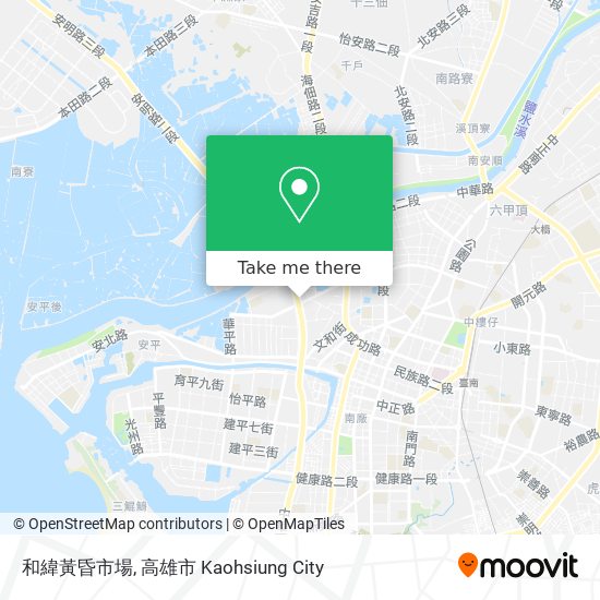 和緯黃昏市場 map
