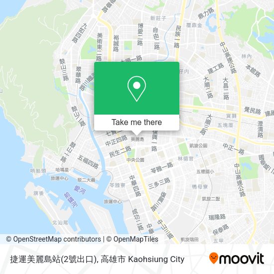 捷運美麗島站(2號出口) map