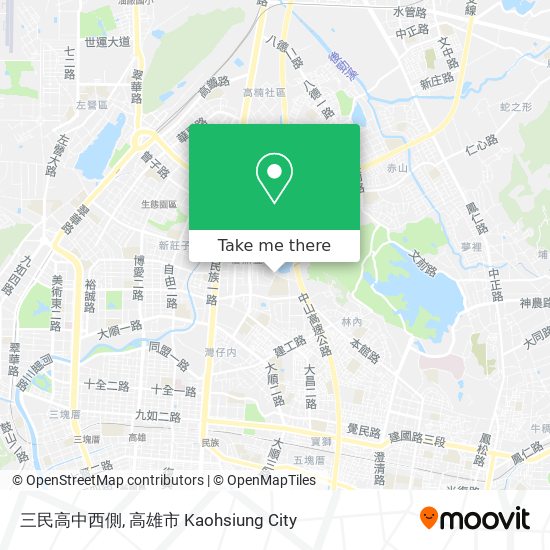 三民高中西側 map