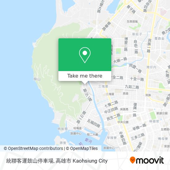 統聯客運鼓山停車場 map