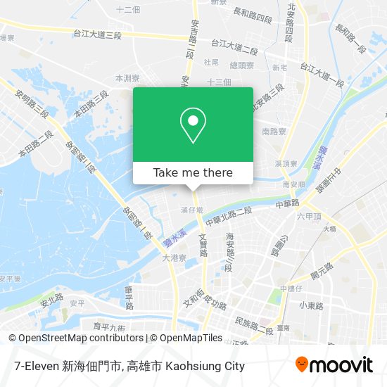 7-Eleven 新海佃門市地圖