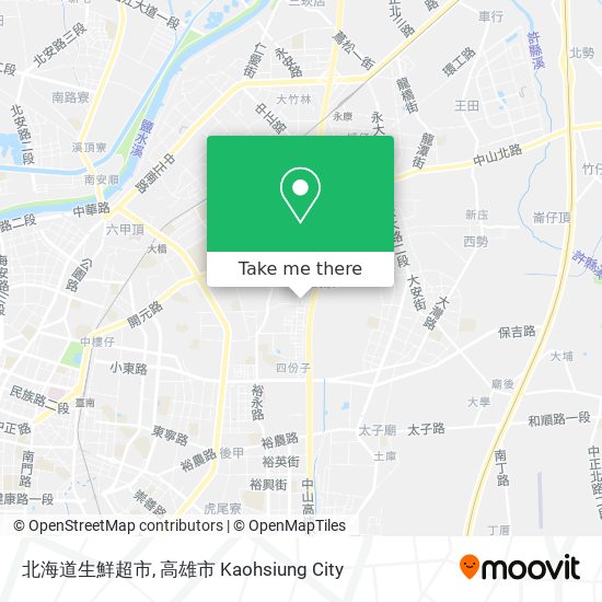 北海道生鮮超市地圖