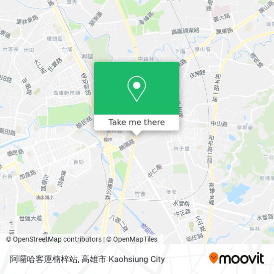 阿囉哈客運楠梓站 map