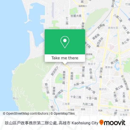 鼓山區戶政事務所第二辦公處地圖