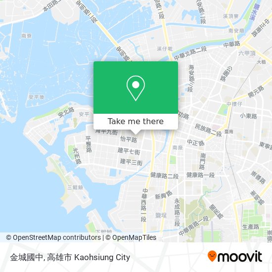 金城國中地圖