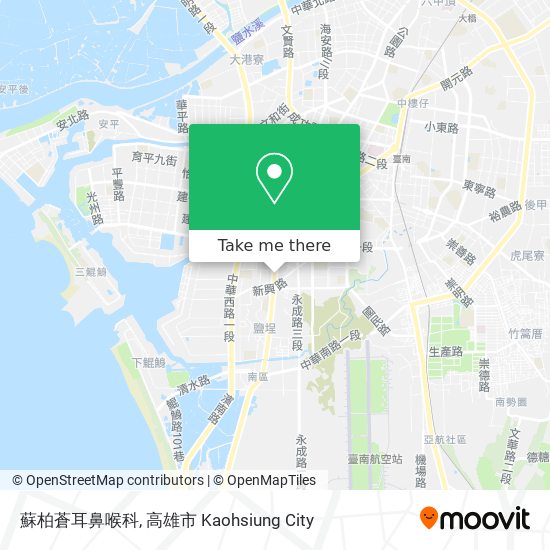 蘇柏蒼耳鼻喉科地圖