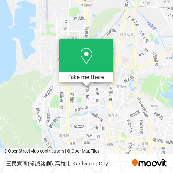 三民家商(裕誠路側)地圖