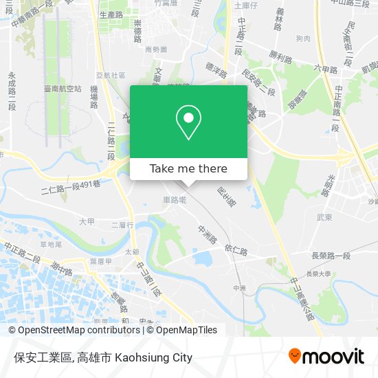 保安工業區 map