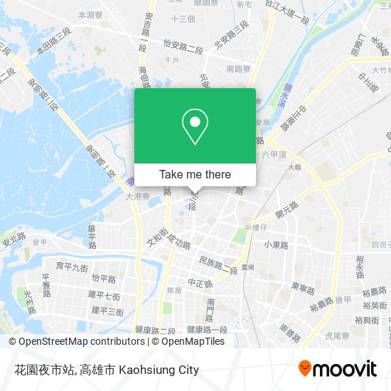 花園夜市站 map