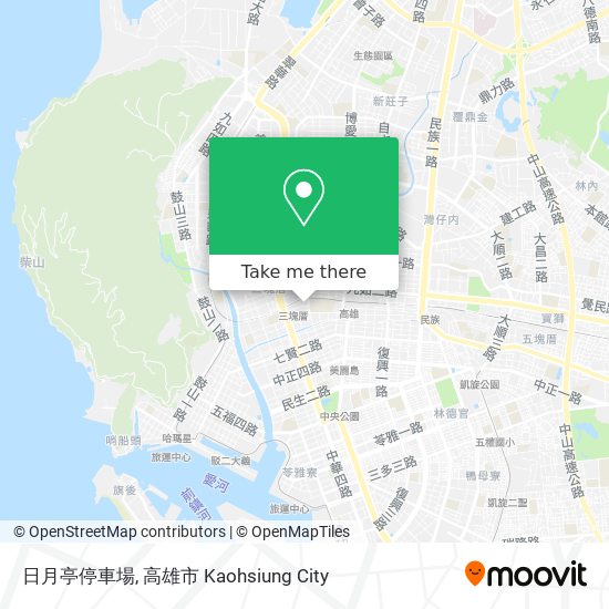 日月亭停車場 map