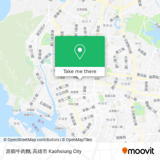 原鄉牛肉麵地圖